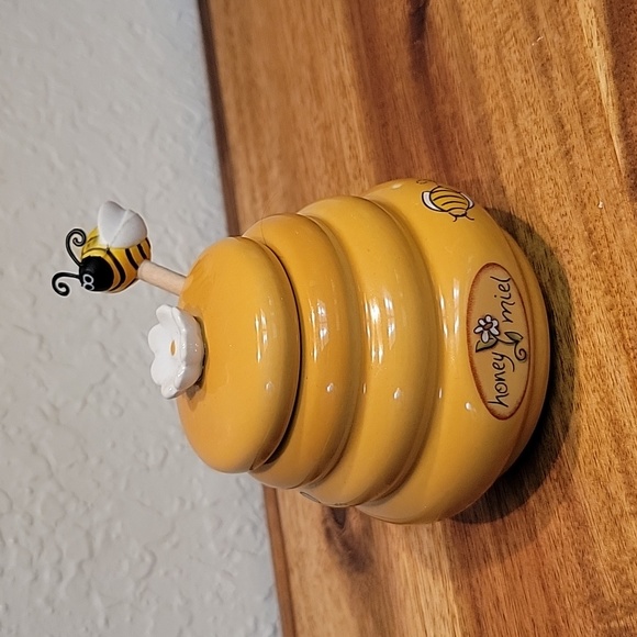 Joie Kitchen Joie Mini Honey Pot Dipper Small Honey Jar With Honey